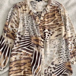 Animal Print Women's Top